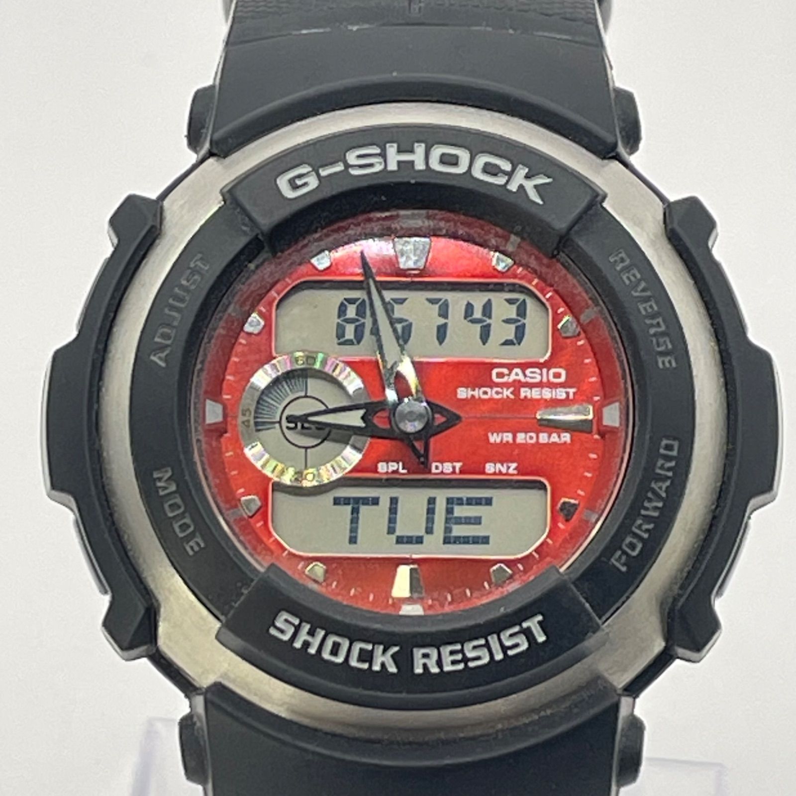 安い，大人気 美品【電池交換済】G-SHOCK G-300 カシオ デジアナ 