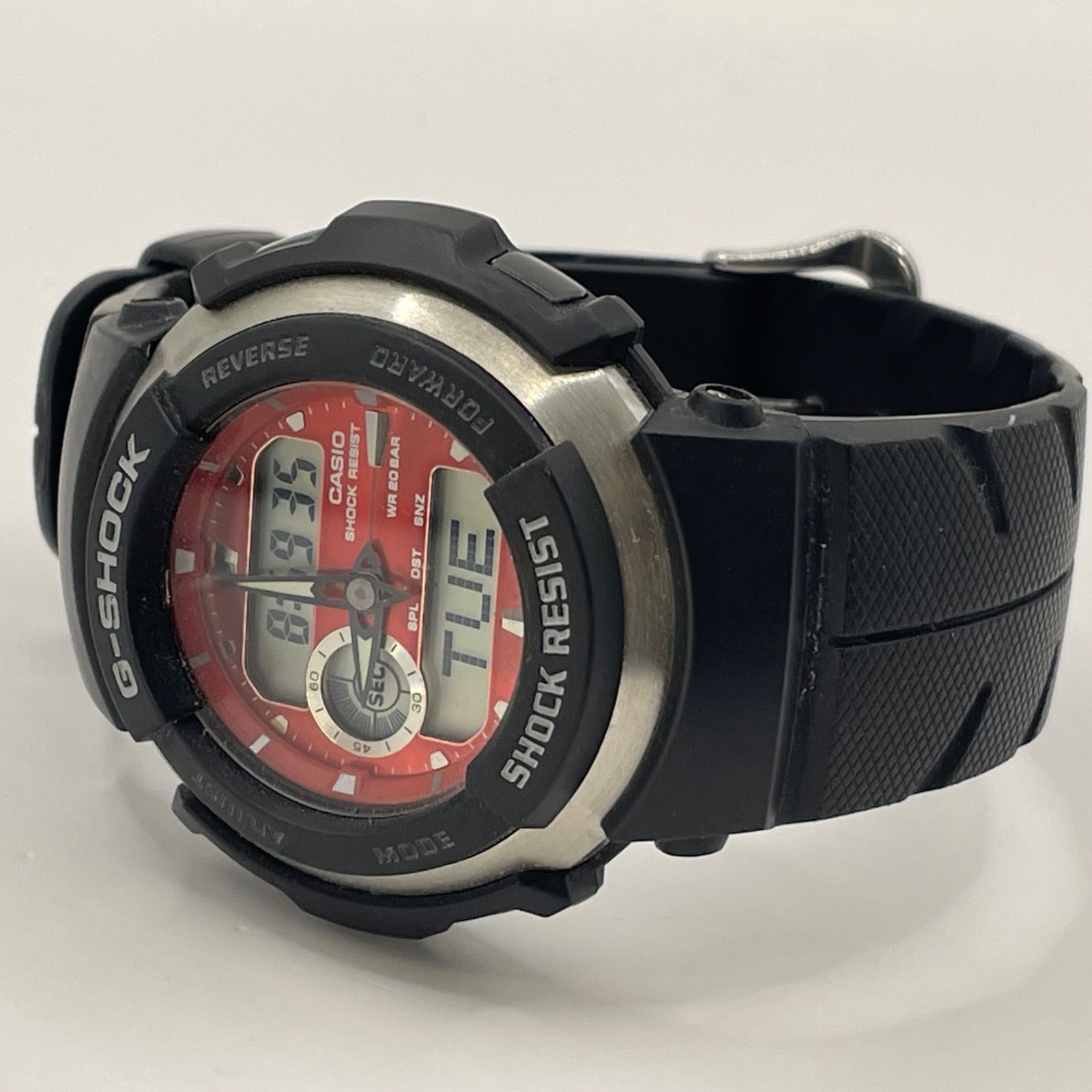安い，大人気 美品【電池交換済】G-SHOCK G-300 カシオ デジアナ 