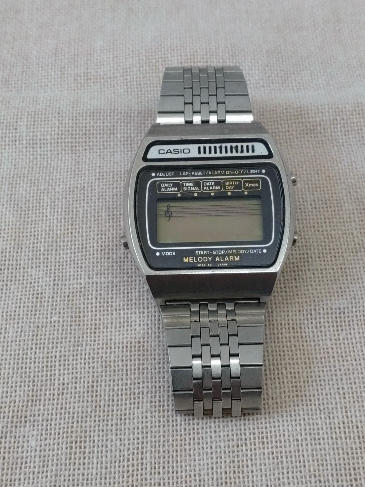 レア 日本製 CASIO H104 メロディアラーム ヴィンテージカシオ RARE Vintage 1980 Casio H104 Digital Melody Alarm Watch, Made in