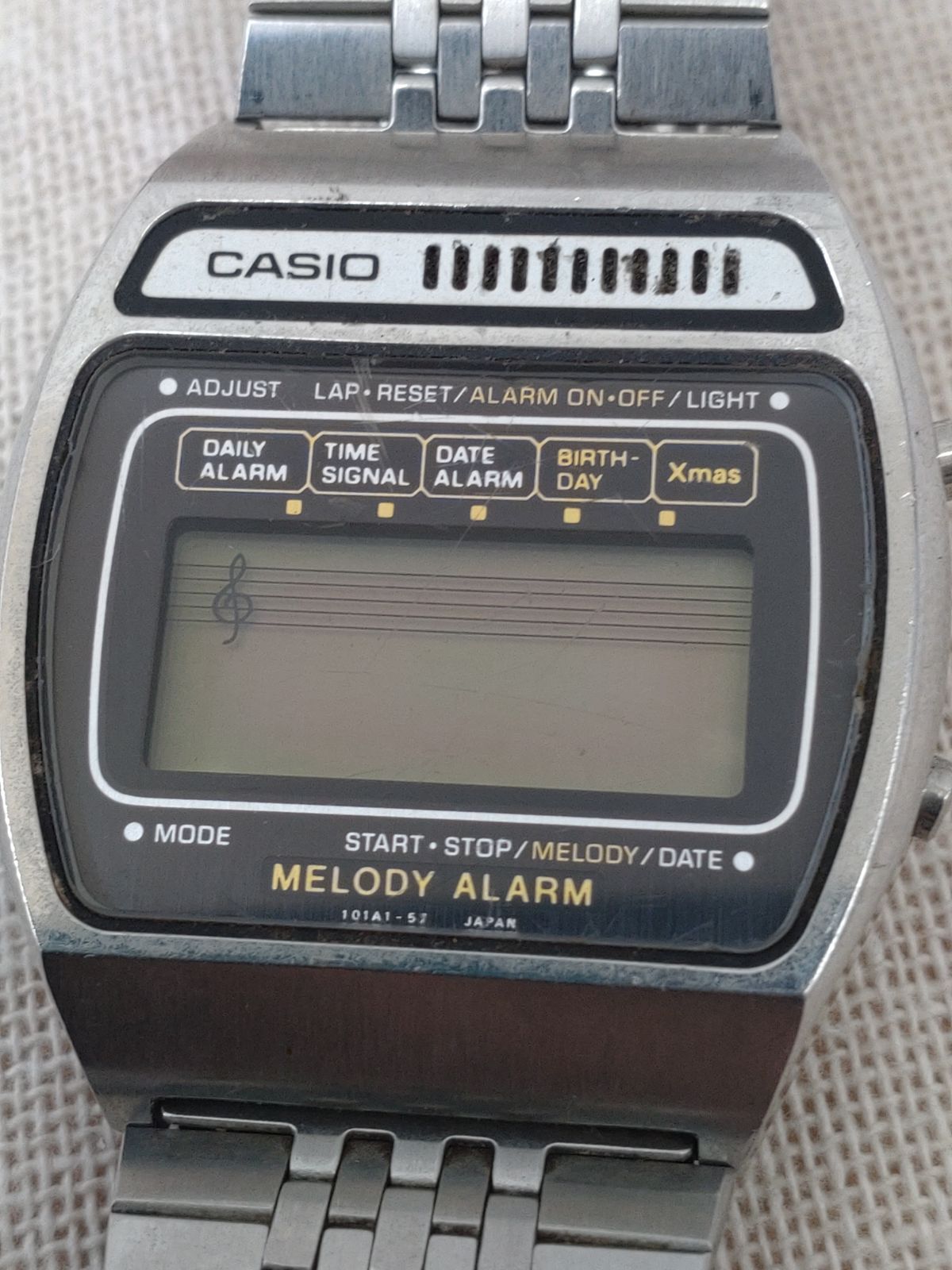 レア 日本製 CASIO H104 メロディアラーム ヴィンテージカシオ 動作