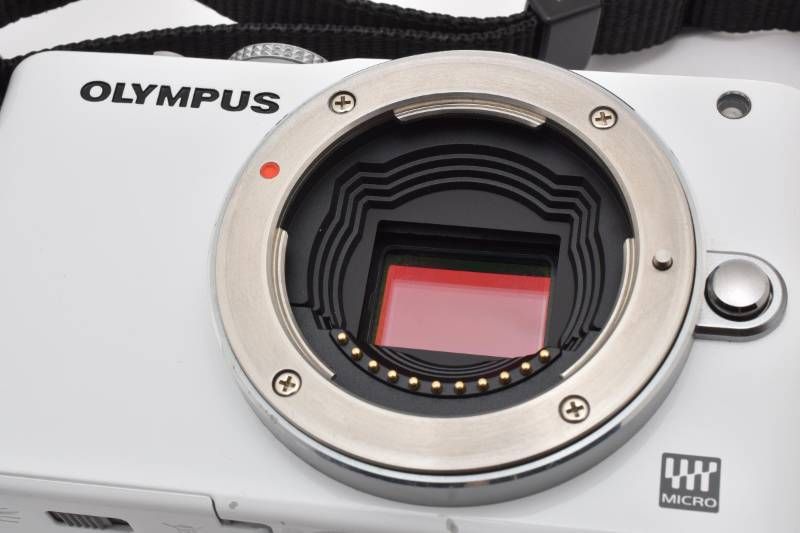 実用品】Olympus オリンパス PEN E-PL3 ボディ 白 ホワイト シャッター