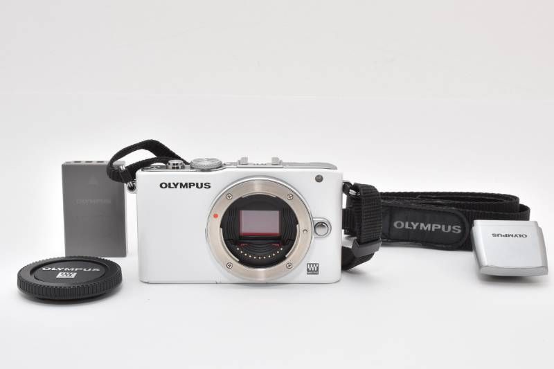 OLYMPUS E-PL3 デジタルカメラ ホワイト OLYMPUS PEN オリンパス ミラーレス Lite E-PL3 レンズキット ホワイト