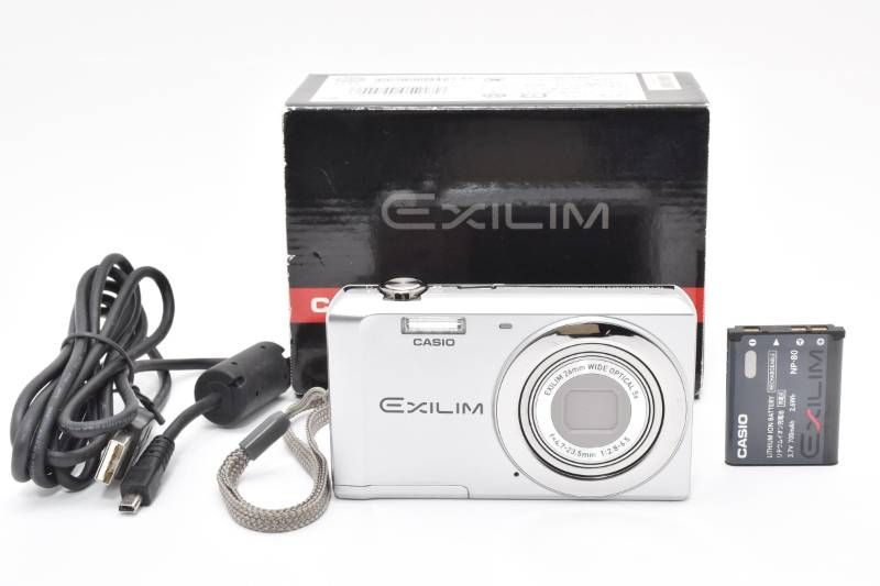 実用光学美品】Casio カシオ EXILIM EX-ZS6 シルバー コンパクト