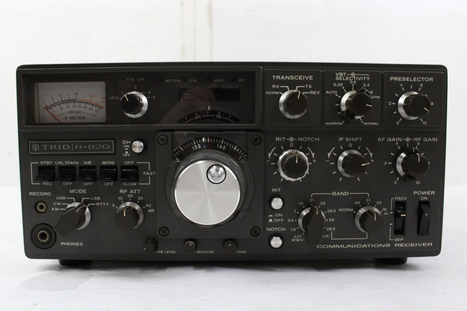 現状品 TRIO R-820 受信機 トリオ アマチュア 無線機 ITO5Y92U3AAG-D