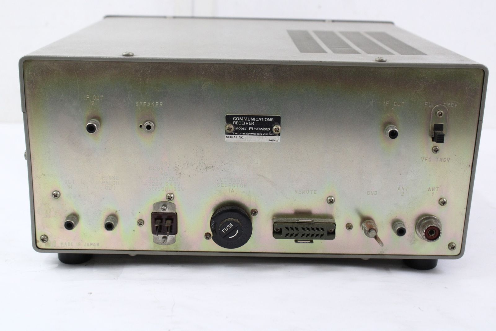 現状品 TRIO R-820 受信機 トリオ アマチュア 無線機 ITO5Y92U3AAG-D