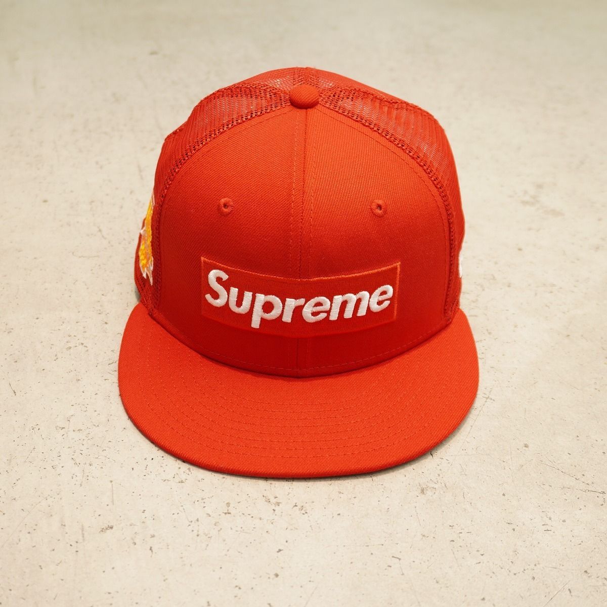 SUPREME メッシュキャップ レッド Supreme（シュプリーム） 24SS ×NEW ERA Box Logo Mesh Cap ニューエラ