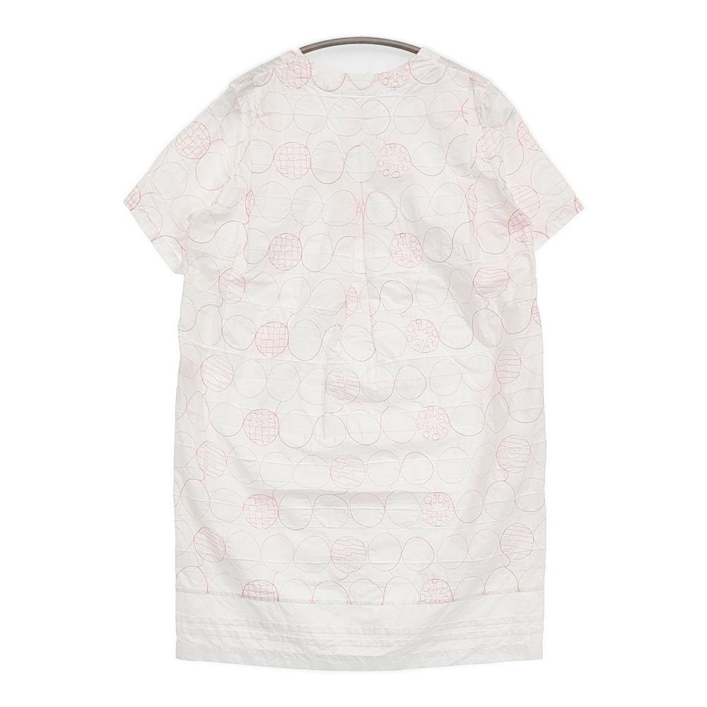 Haat ISSEY MIYAKE 刺繍 HA63FT553 サイズ2 コットン Vネック