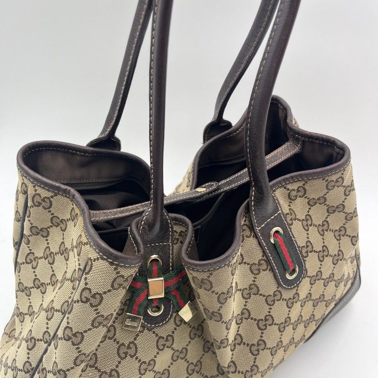 GUCCI（グッチ）プリンシー GGキャンバス トートバッグ シェリーライン
