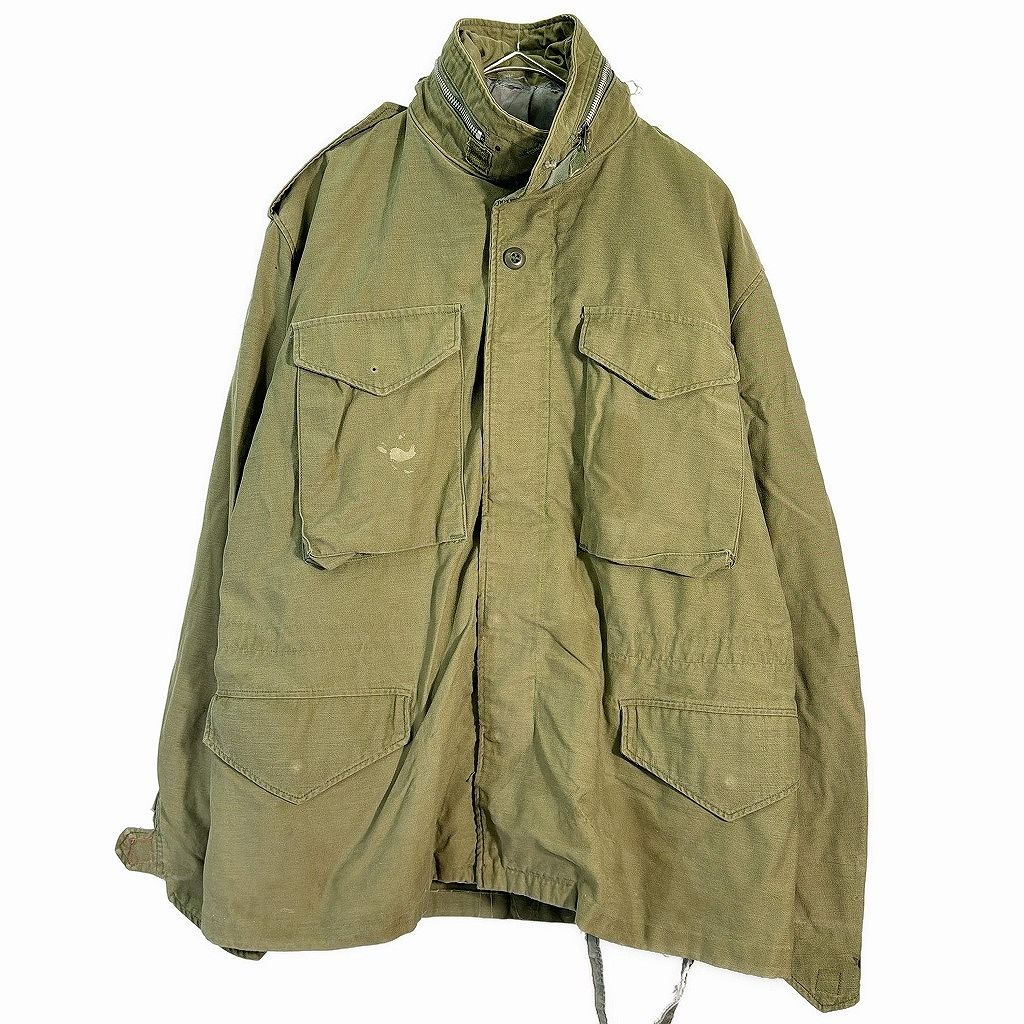 60年代 米軍実物 U.S.ARMY M-65 フィールドジャケット 2nd グレー 