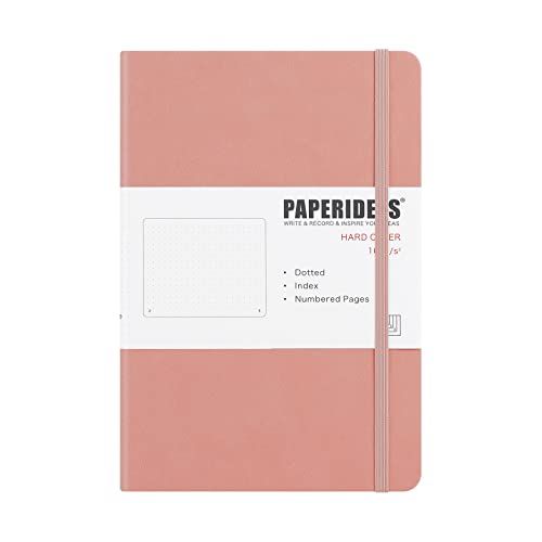 PAPERIDEAS ノート A5 ハードカバー (ドット, ピンク)美品　おすすめ