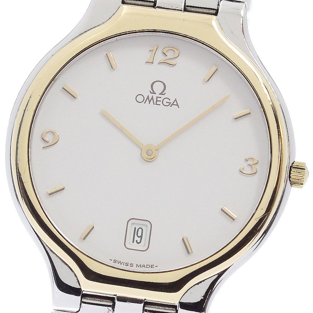 オメガ OMEGA デビル YGベゼル デイト クォーツ メンズ _953579 - メルカリ
