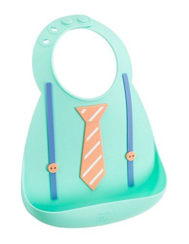 メイクマイデイ 油が落ちるシリコンビブ【日本正規品】食洗機で洗える シリコン100%のやわらかビブ 6ヵ月~3歳 BB120 キッズタイ美品　おすすめ