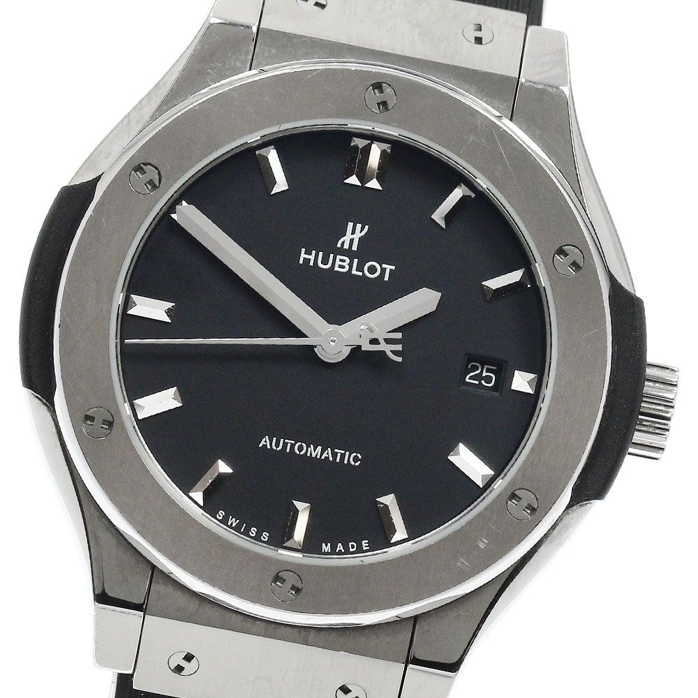 ウブロ HUBLOT 582.NX.1170.RX クラシック フュージョン デイト 自動巻き レディース 箱・保証書付き_955059 HUBLOT - ウブロ HUBLOT 582.NX.1170.RX クラシック フュージョン