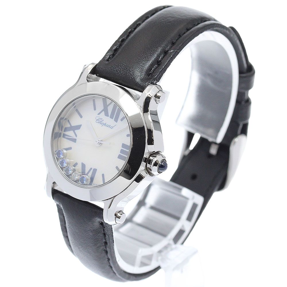 ショパール Chopard 8509 ハッピースポーツ 5P ダイヤ サファイア クォーツ レディース 箱付き_954633 ショパール Chopard 8509 ハッピースポーツ 5P ダイヤ サファイア
