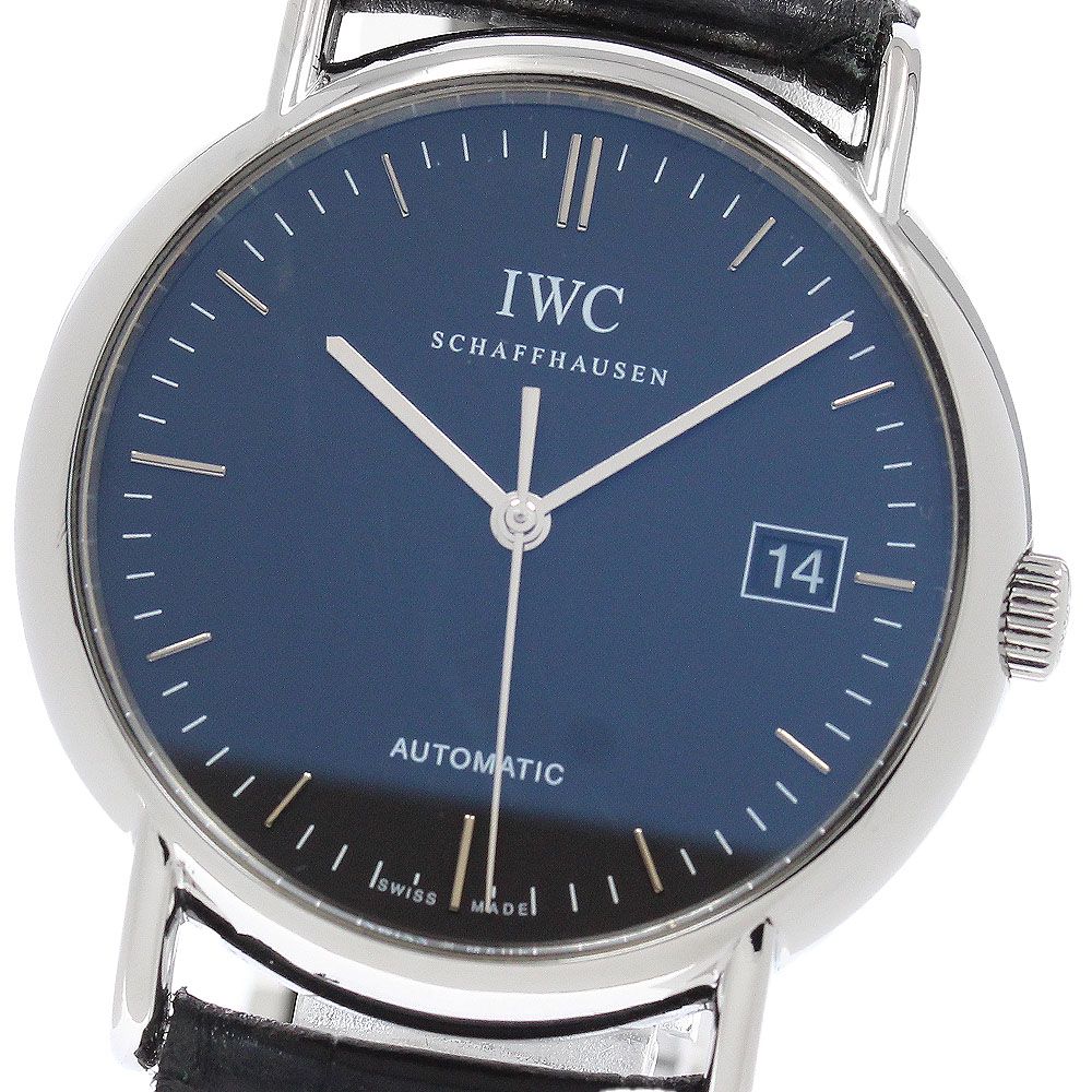 IWC SCHAFFHAUSEN IW353313 ポートフィノ デイト 自動巻き メンズ