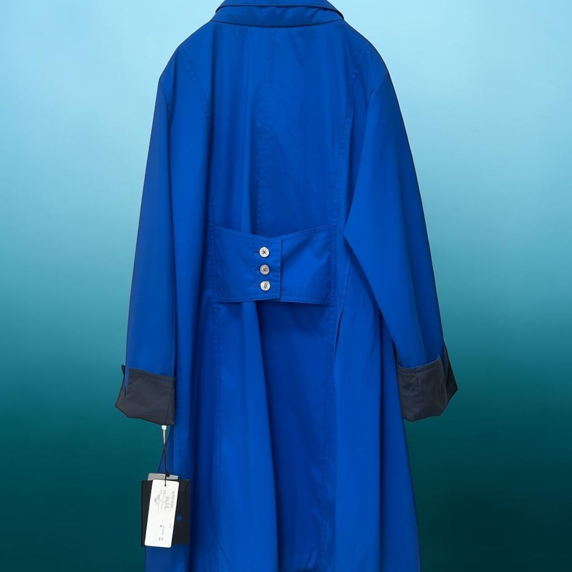 スプリングコート ブルー ハーフコート レディース BURBERRY BLUE