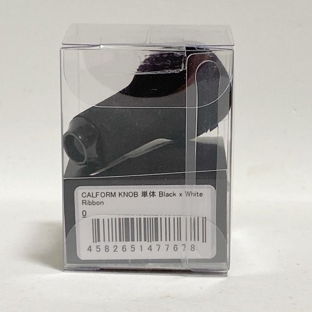 CALFORM KNOB Black×White Ribbon 【公式通販】