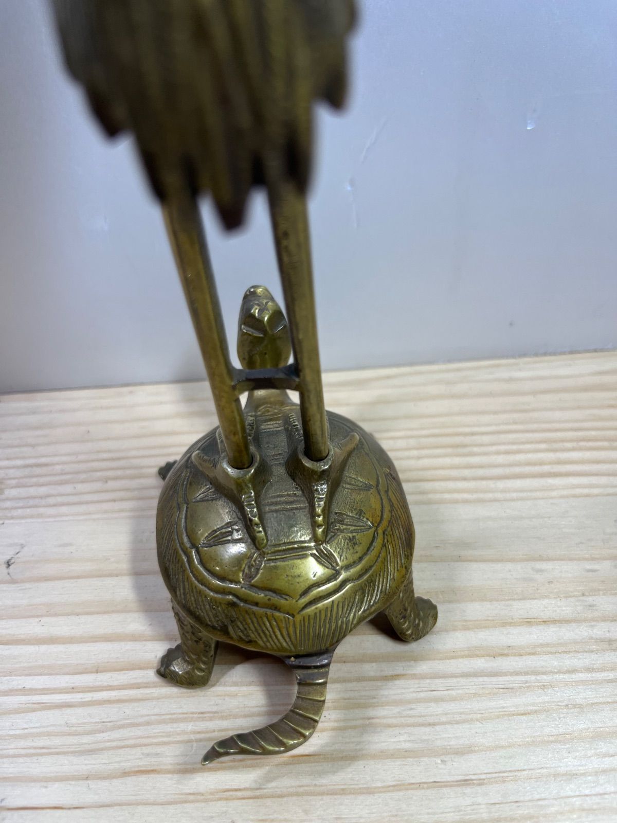 鶴亀燭台 仏具 昭和レトロ - メルカリ