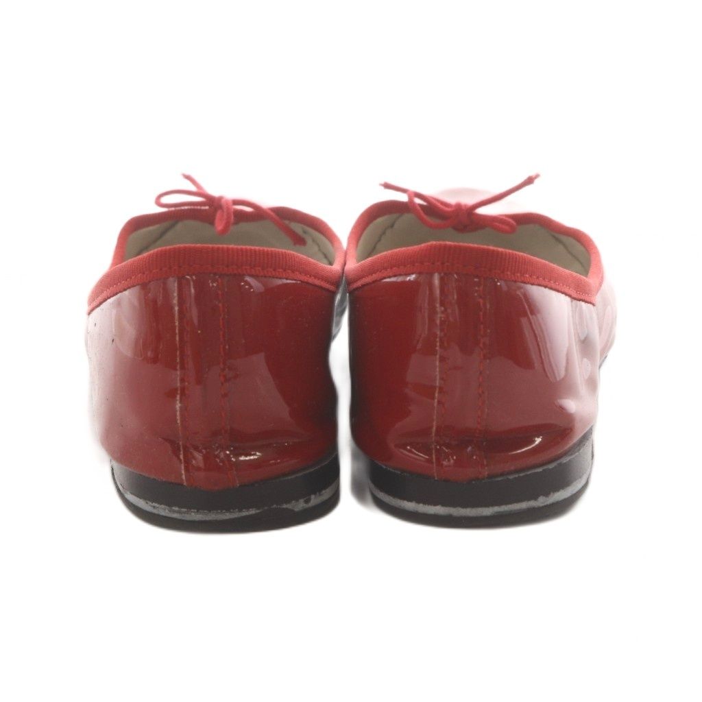 レペット 赤  39 レペット Repetto バレエシューズ リボン エナメル 39 赤 レッド /AN62