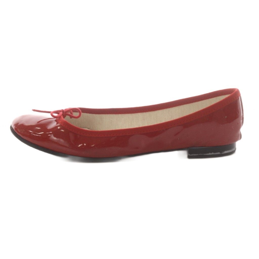 レペット 赤  39 レペット Repetto バレエシューズ リボン エナメル 39 赤 レッド /AN62