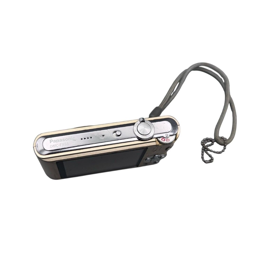 【美品】Panasonic LUMIX デジカメDMC-FX66 ゴールド 美品】Panasonic LUMIX DMC-FX66 ゴールド デジカメ - メルカリ