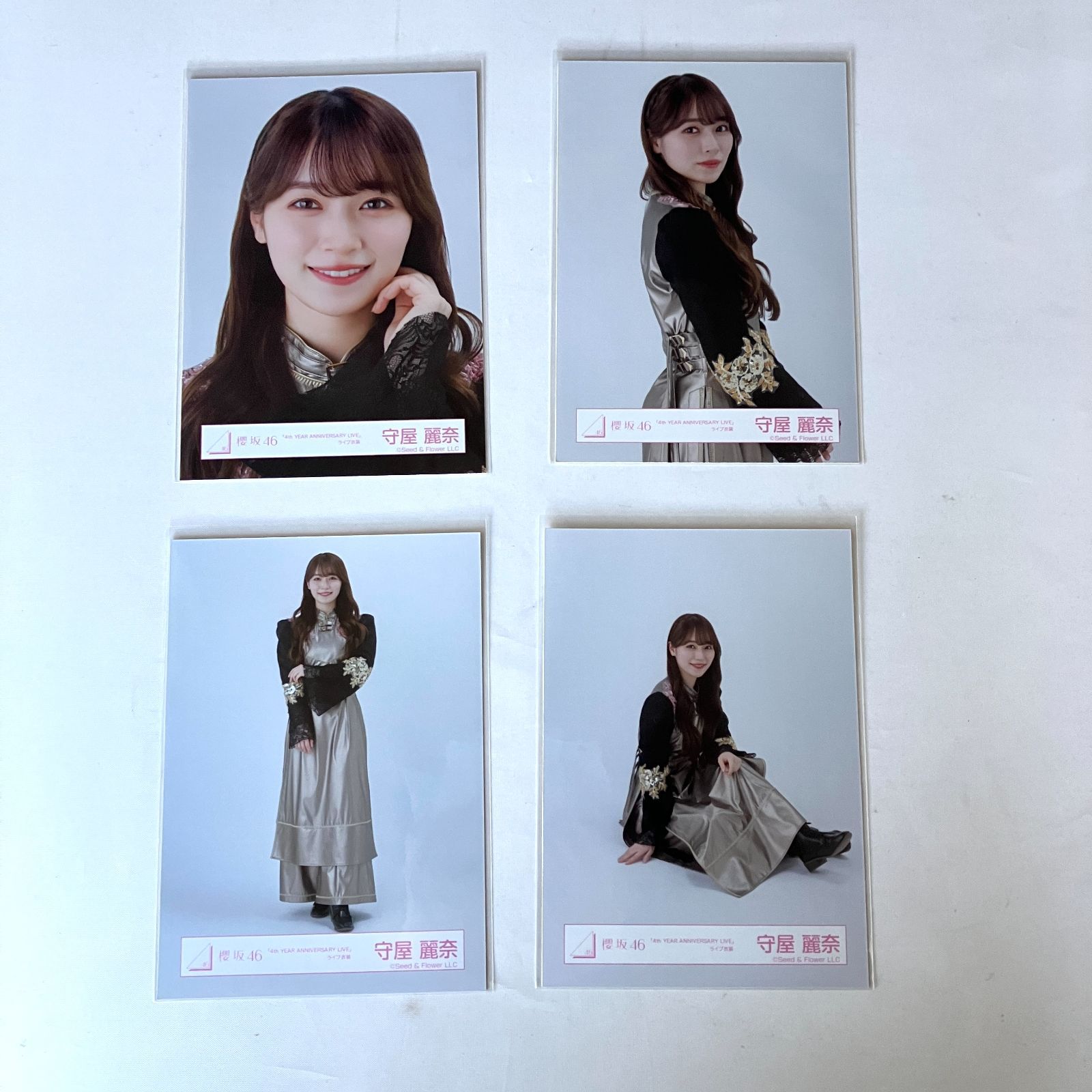 坂道シリーズ 櫻坂46 守屋 麗奈 生写真 コンプ 2セット NL4053P f115