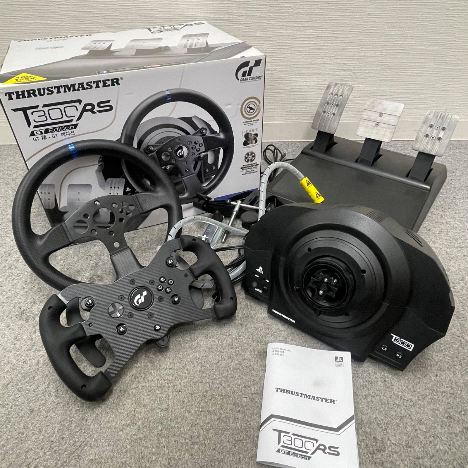NPA】ジャンク THRUSTMASTER T300 スラストマスター ハンドル 