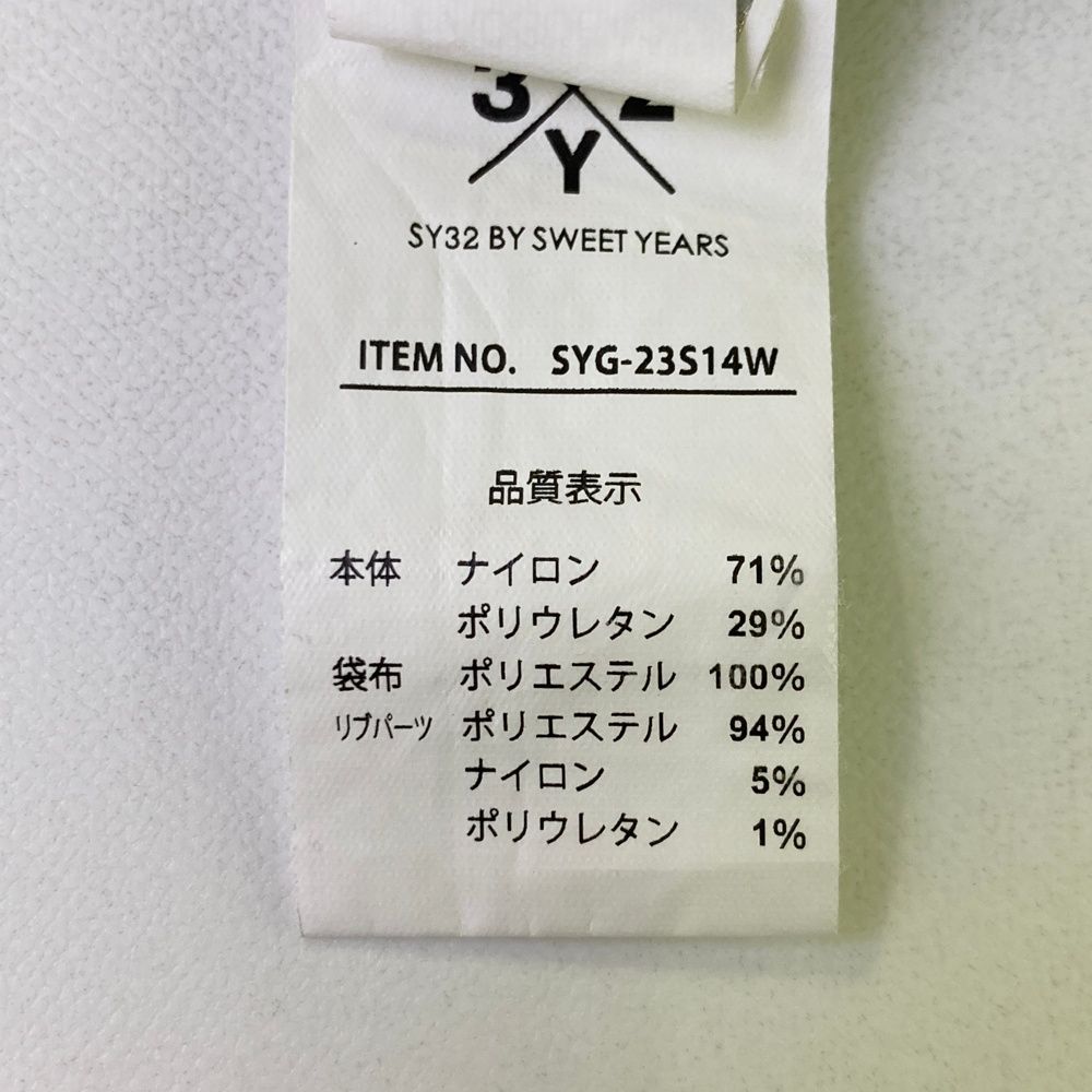 サイズ：L SY32 BY SWEET YEARS GOLF エスワイサーティトゥ  半袖ワンピース  グレー系 [240101612098] ゴルフウェア レディース ストスト サイズ：L SY32 BY SWEET YEARS GOLF エスワイサーティトゥ 半袖