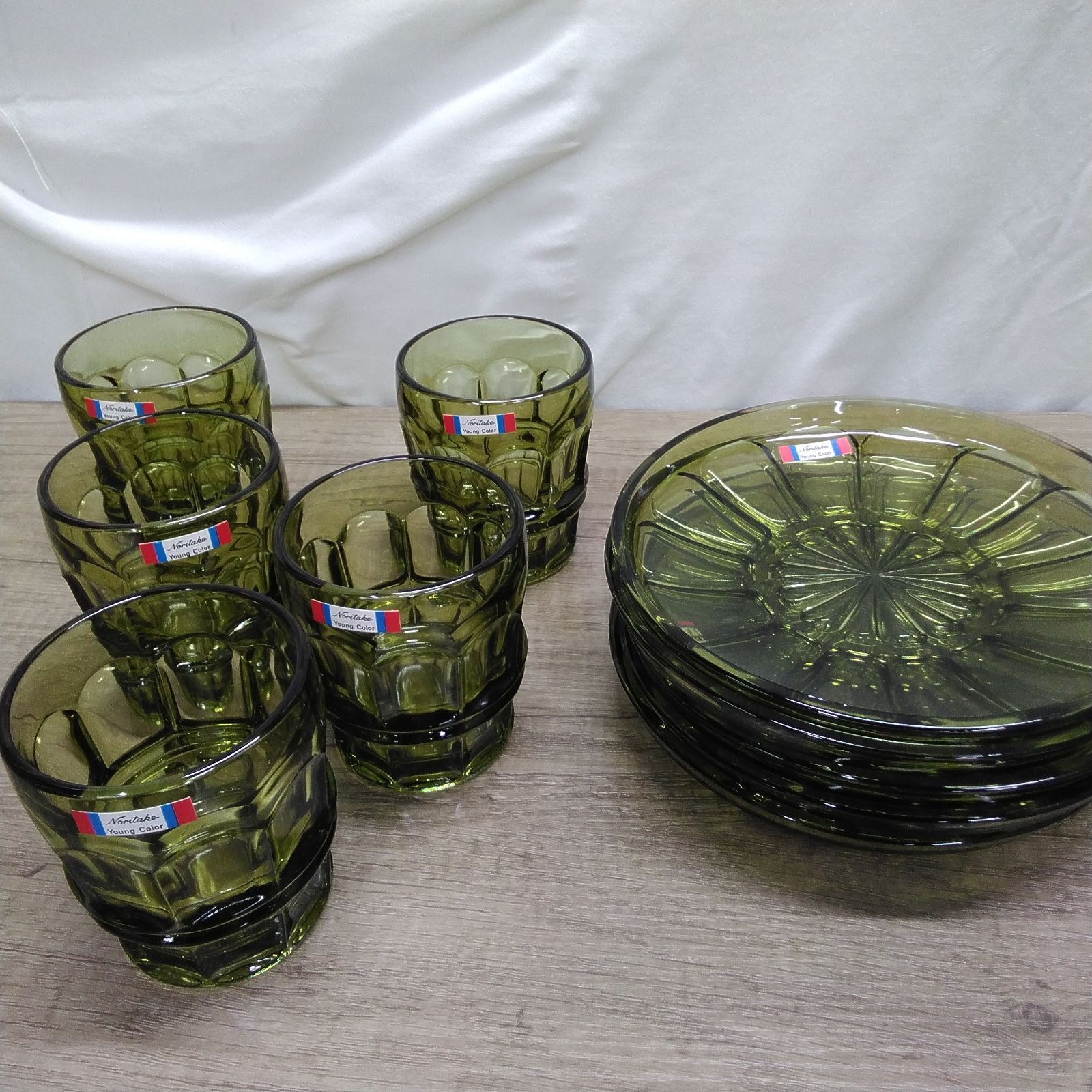 ヴィンテージグラス Noritake ノリタケ クリスタルガラス 「ヤング