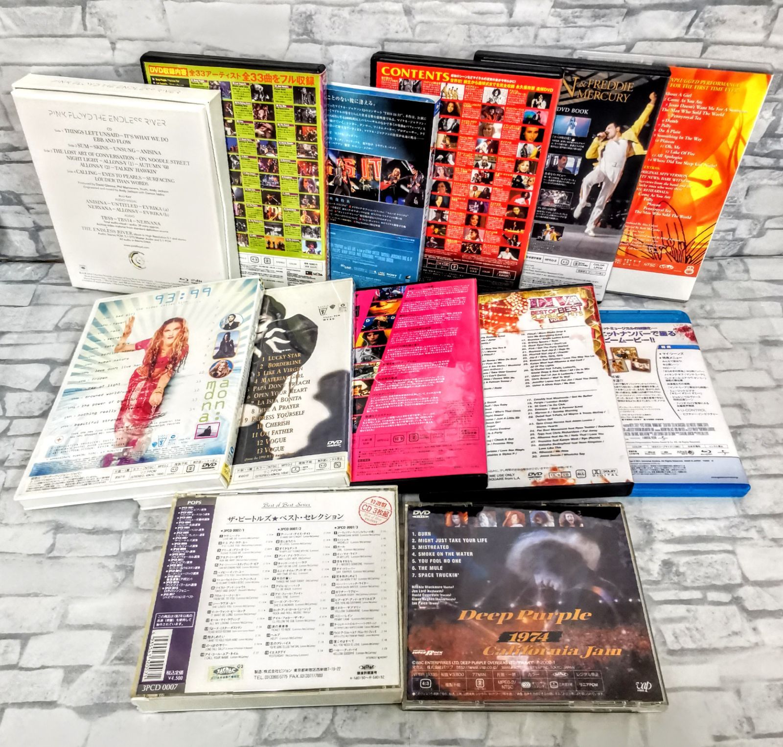 W1-74】◇ 洋楽 ライブ・MV DVD 13 点まとめ売りセット (マイケル