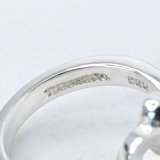 研磨済】TIFFANY＆Co. ラビングハート リング サファイア 8号