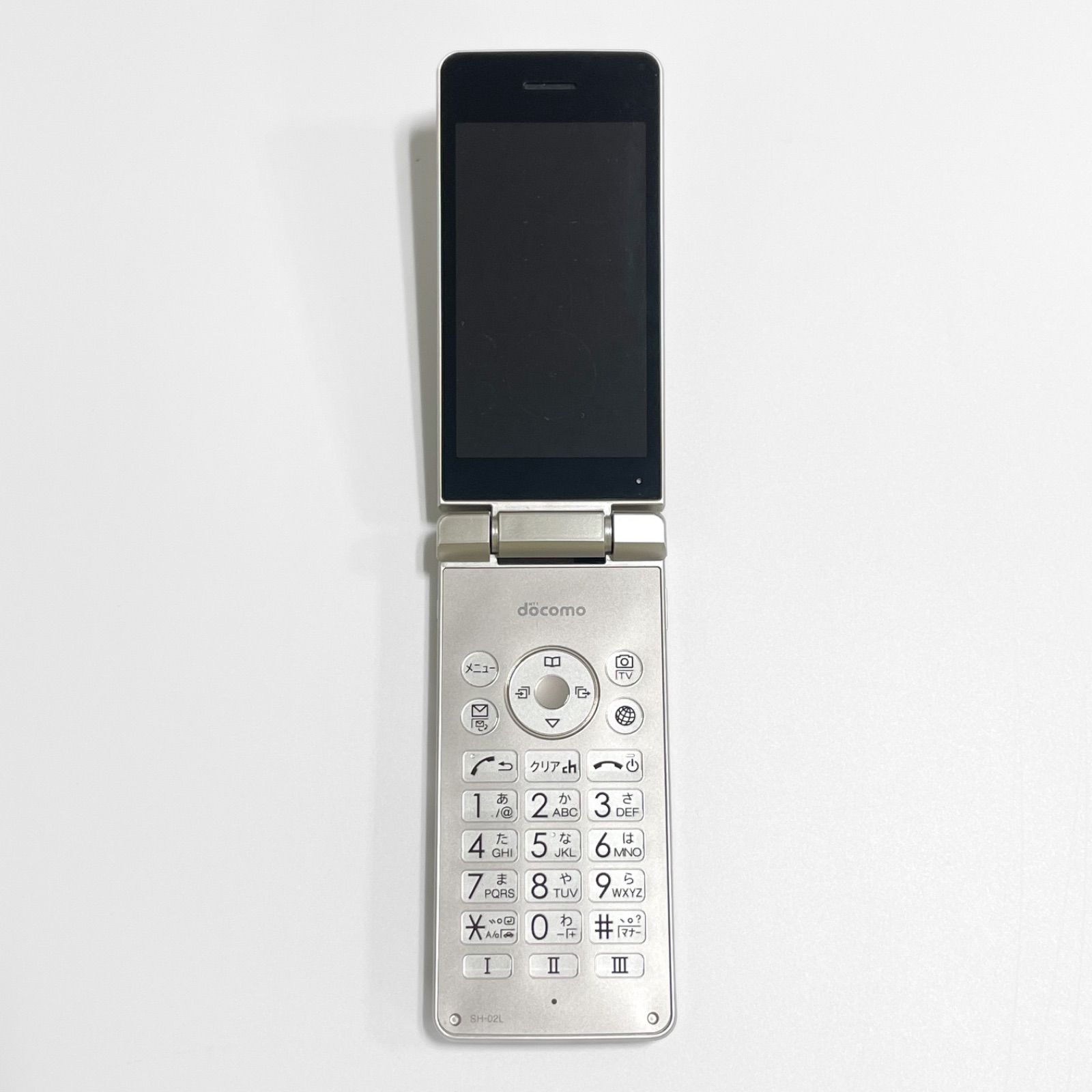 中古】AQUOS ケータイ SH-02L ゴールド/ピンク/ブラック 8GB docomo