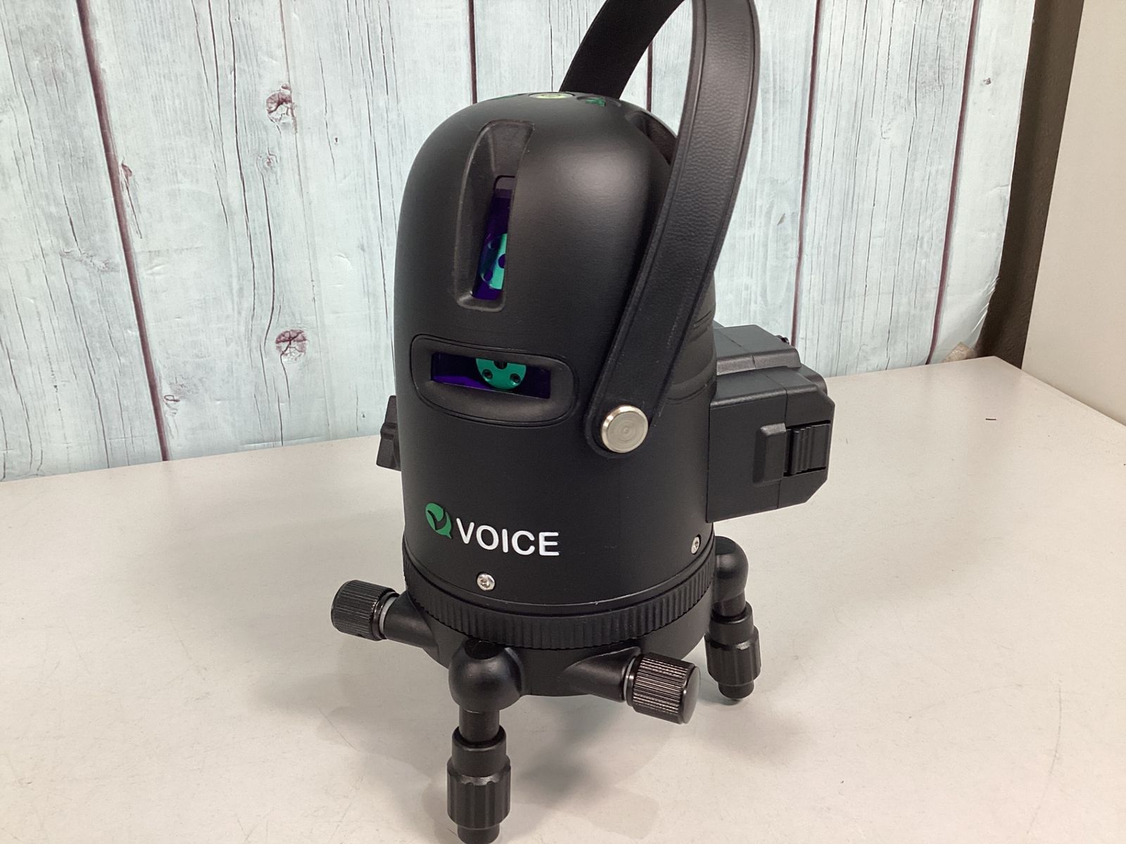 中古】 VOICE レーザー墨出し器 5ライン(矩十字・横) グリーンレーザー 