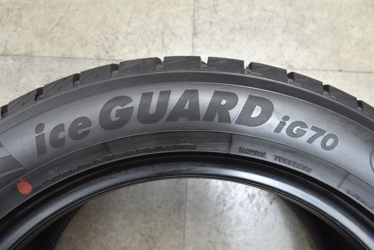 バリ溝】ヨコハマ アイスガードiG70 245/50R18 2本 BMW G11 G12 7 