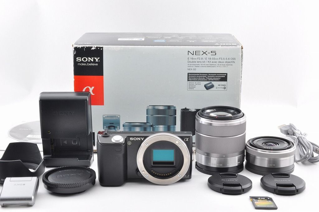 SONY α NEX-5 ソニー E 18-55　レンズセット ソニーα NEX-5 SONY E 18-55 レンズセット Amazon.co.jp: SONY ミラーレス