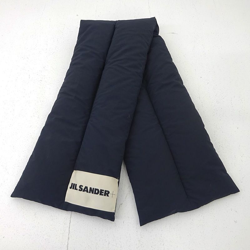三重店】JIL SANDER Logo Patch Down muffler JPPT590294WT44110012