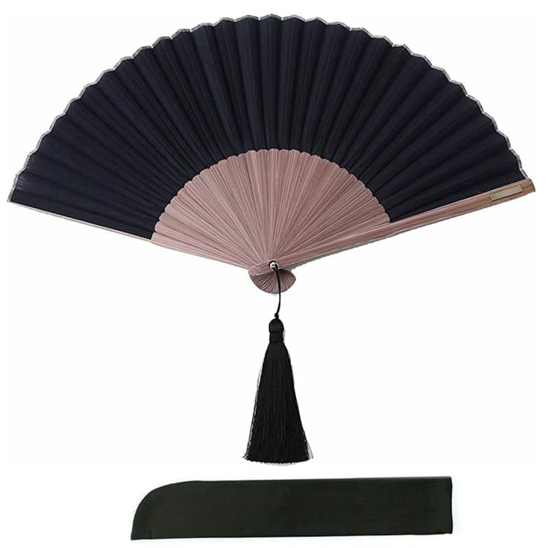 【新品】 [西川庄六商店] 2色使いの扇子byCOLOR / 灰紫（黒） 扇子袋入り バイカラー せんす プレゼント ギフト 夏扇子 レディース 女性 婦人 4,869円