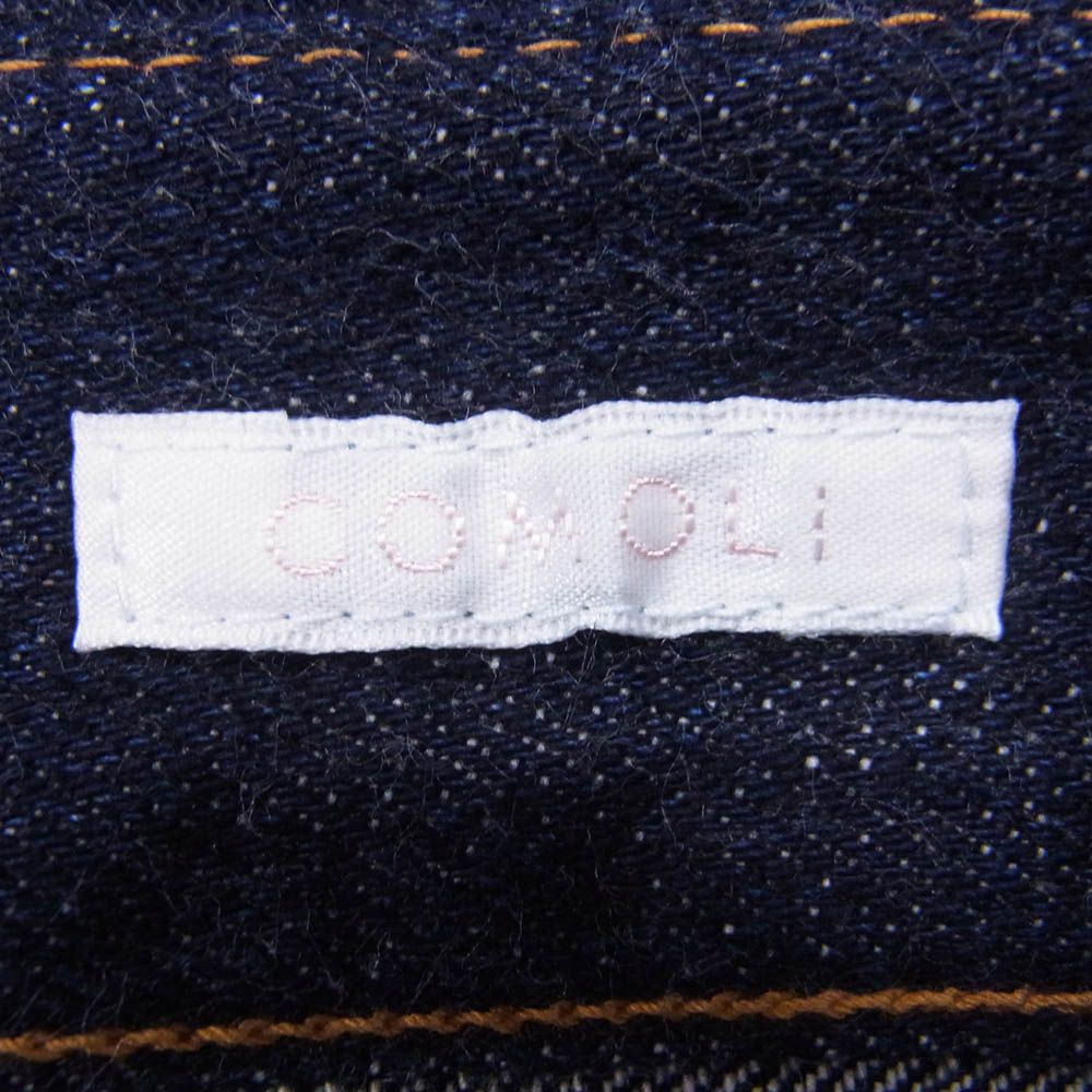 COMOLI コモリ 24SS Z01-03003 5P デニムパンツ インディゴブルー系 1