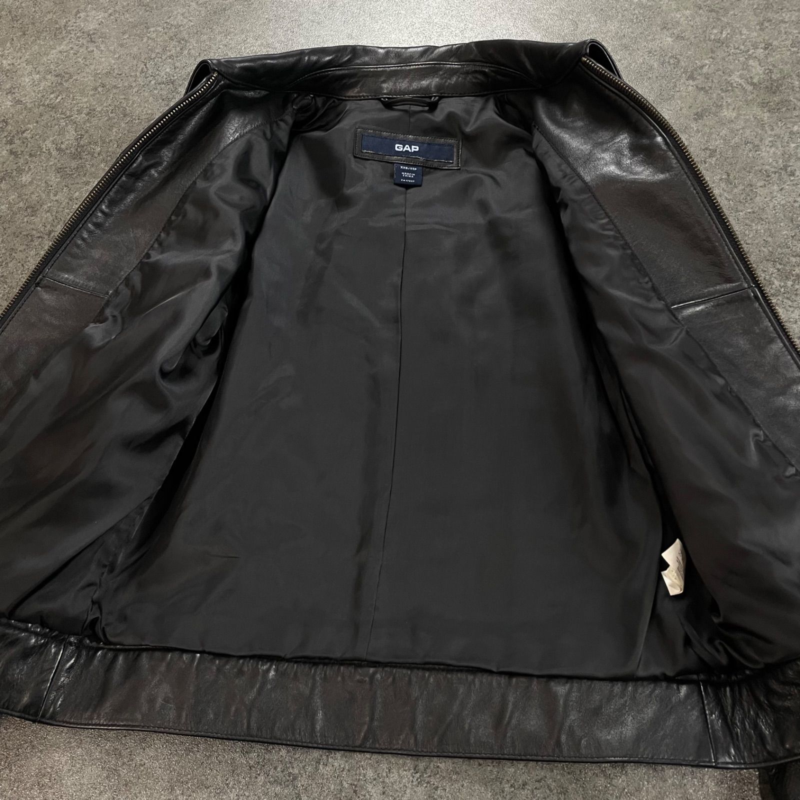 90s 00s OLD GAP Real Leather Jacket Blouson オールド ギャップ 本革