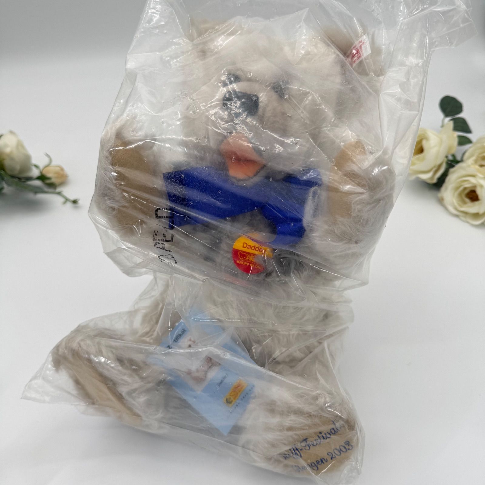 ぬいぐるみ Steiff Festival 2003 Daddey 送料無料☆シュタイフ☆2003年 フェスティバルベア「 Daddey 」35cm