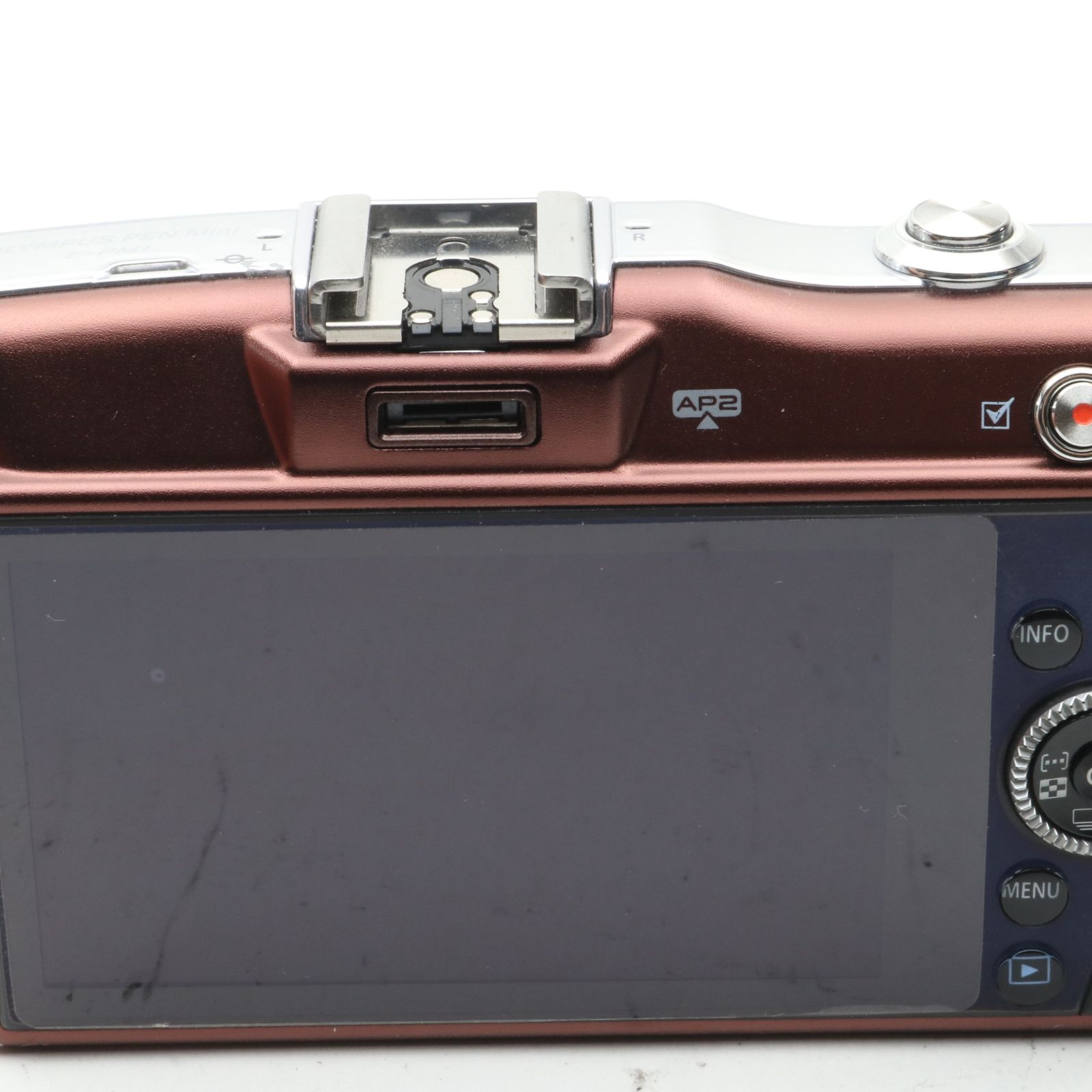 OLYMPUS PEN mini E-PM1 ボディ ブラウン 〔マイクロフォーサーズ
