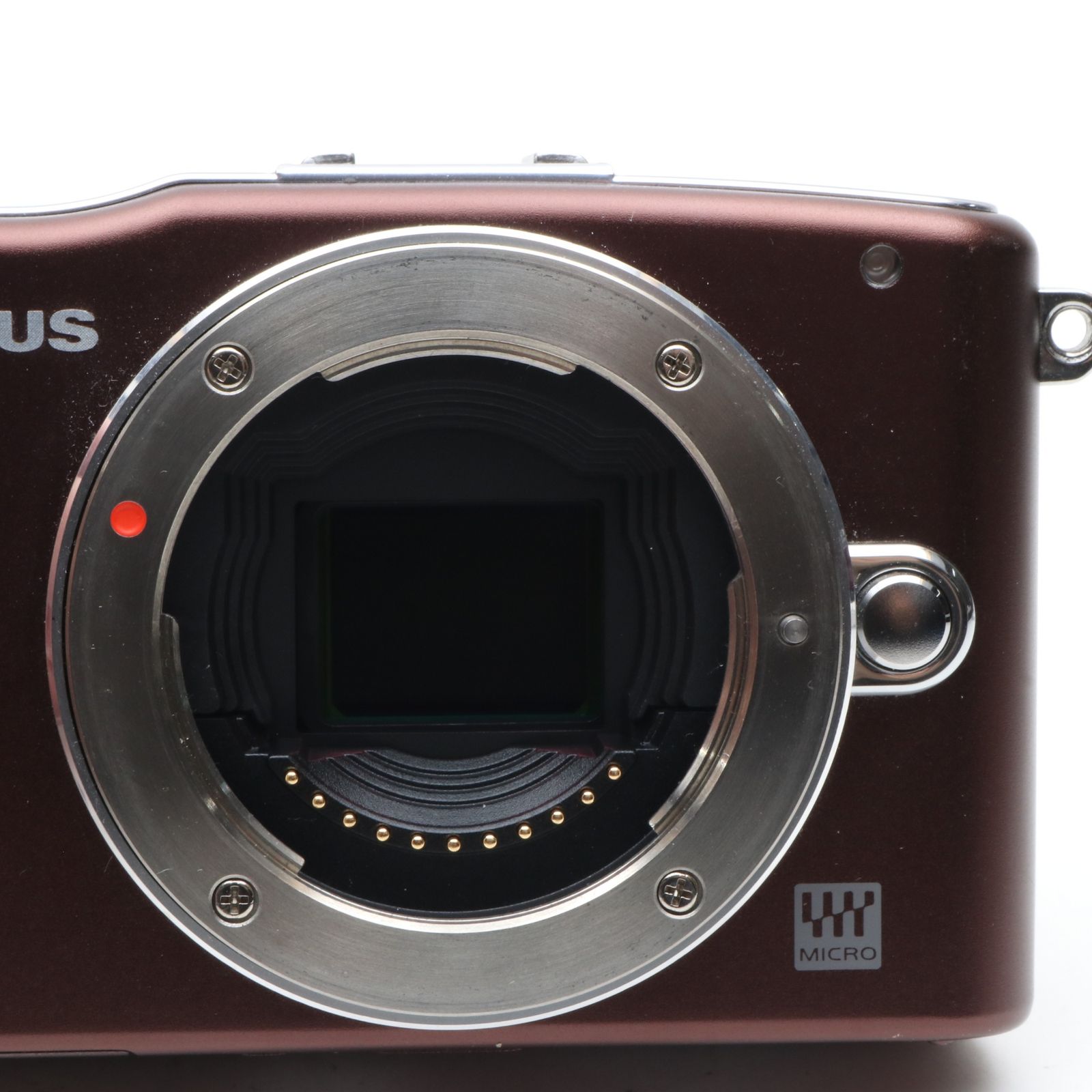 OLYMPUS PEN mini E-PM1 ボディ ブラウン 〔マイクロフォーサーズ