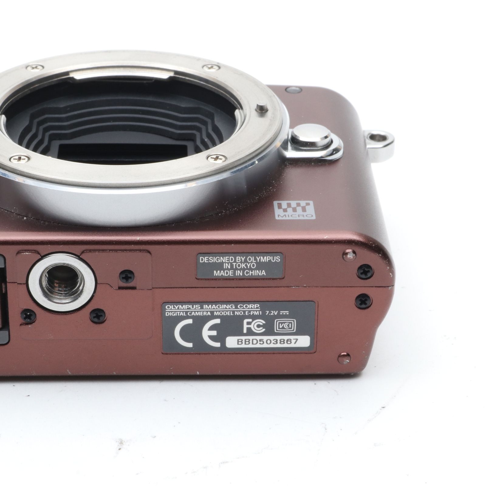 OLYMPUS Pen Mini E-PM1 ブラウン ボディ　動作手振れもOK オリンパス（OLYMPUS） Olympus PEN mini E-PM1 ブラウン ボディ 1230