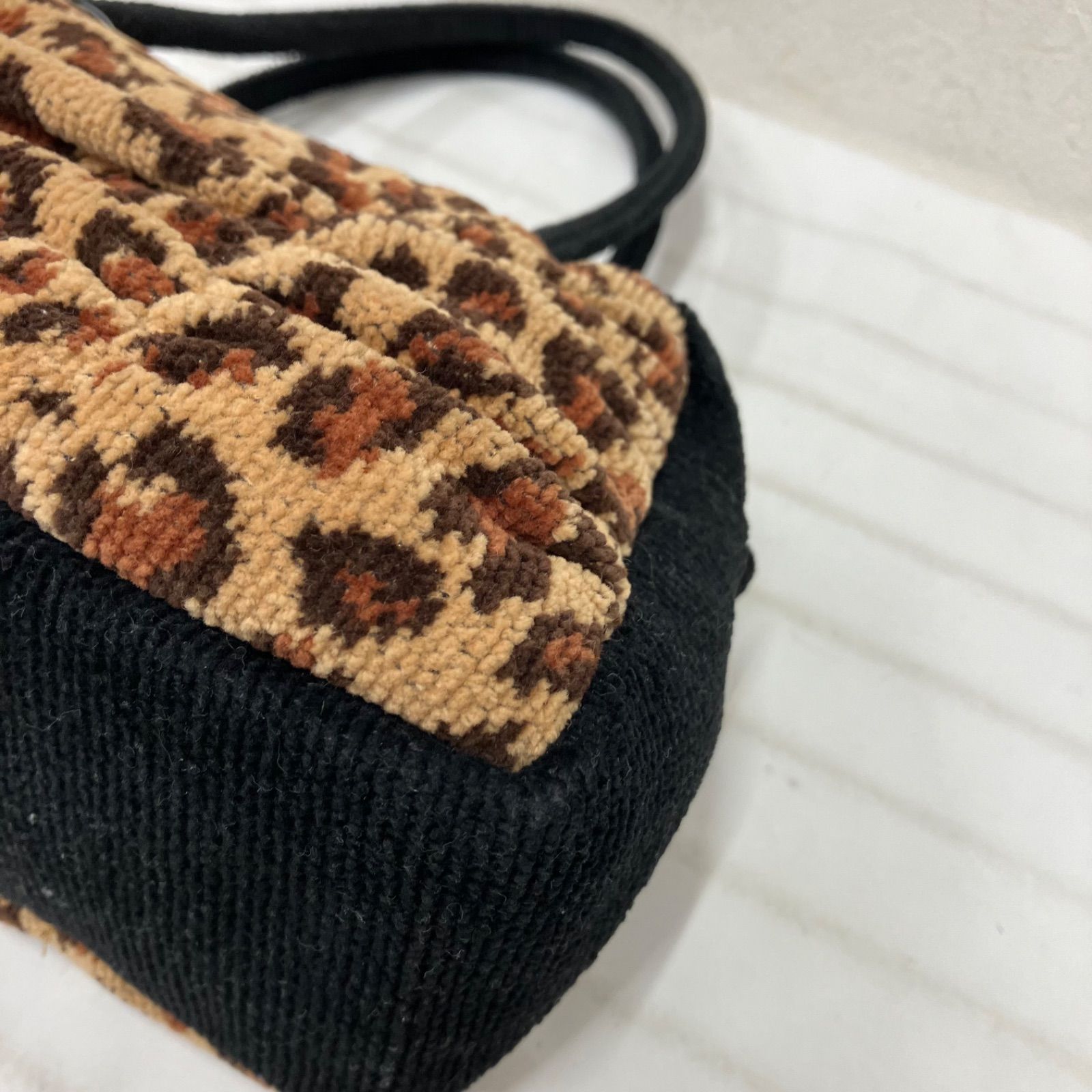 1746 FEILER フェイラー ハンドバッグ トートバッグ レオパード ヒョウ 