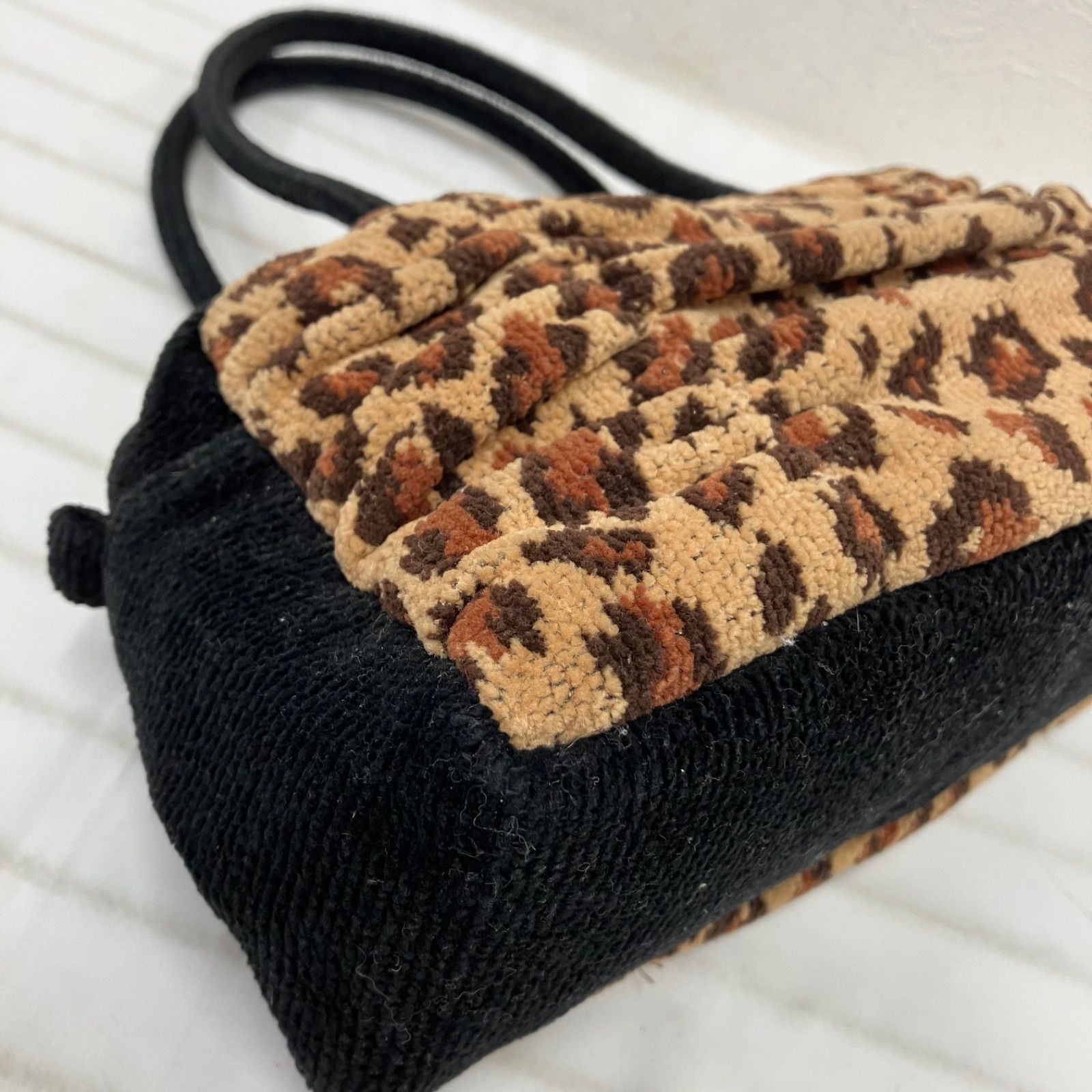 1746 FEILER フェイラー ハンドバッグ トートバッグ レオパード ヒョウ 