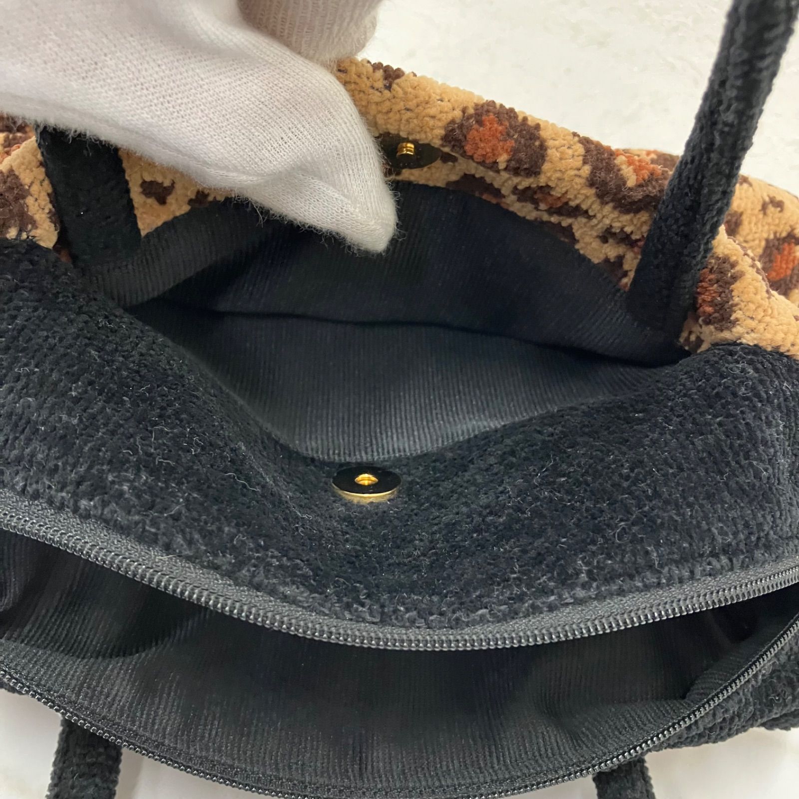 1746 FEILER フェイラー ハンドバッグ トートバッグ レオパード ヒョウ 