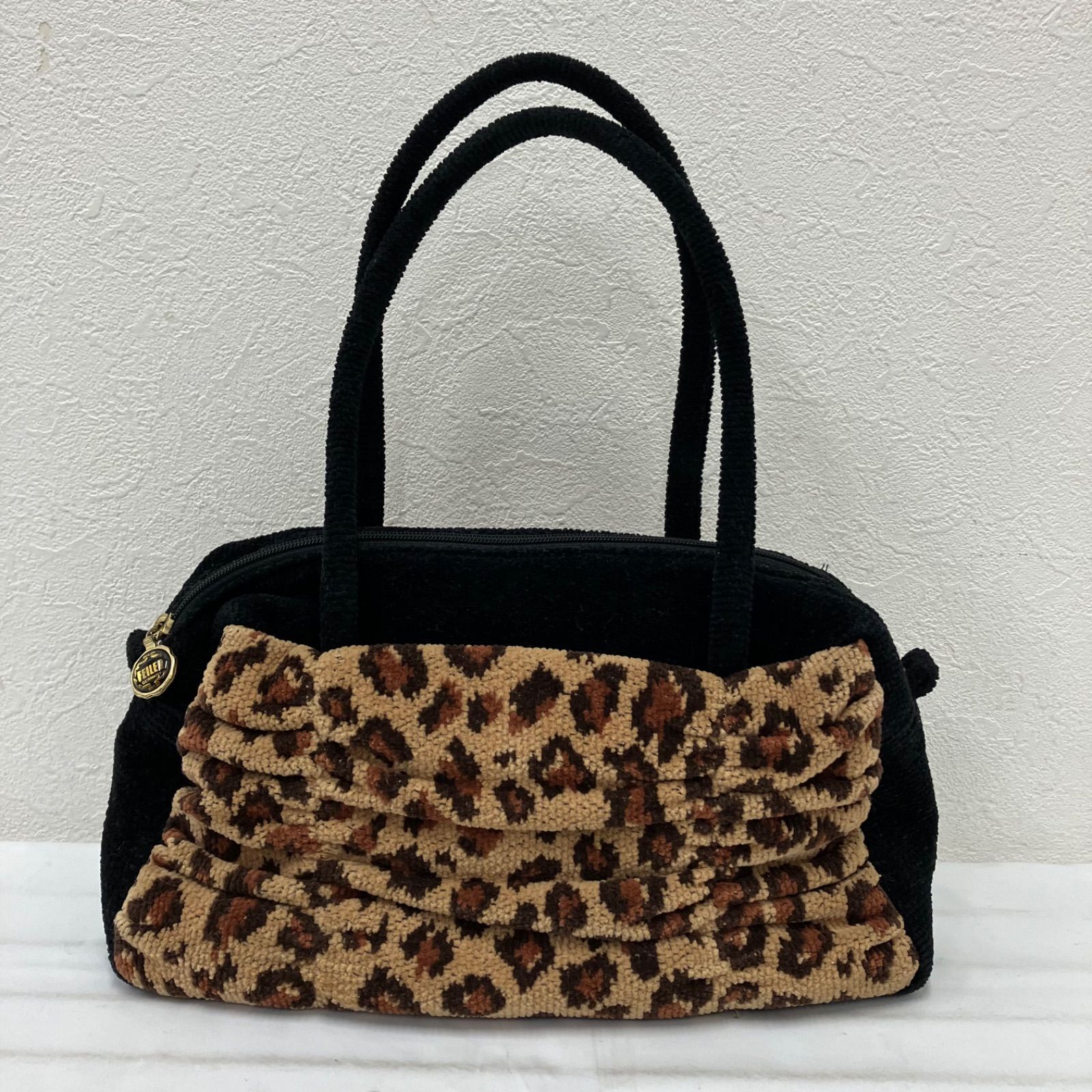 1746 FEILER フェイラー ハンドバッグ トートバッグ レオパード ヒョウ 