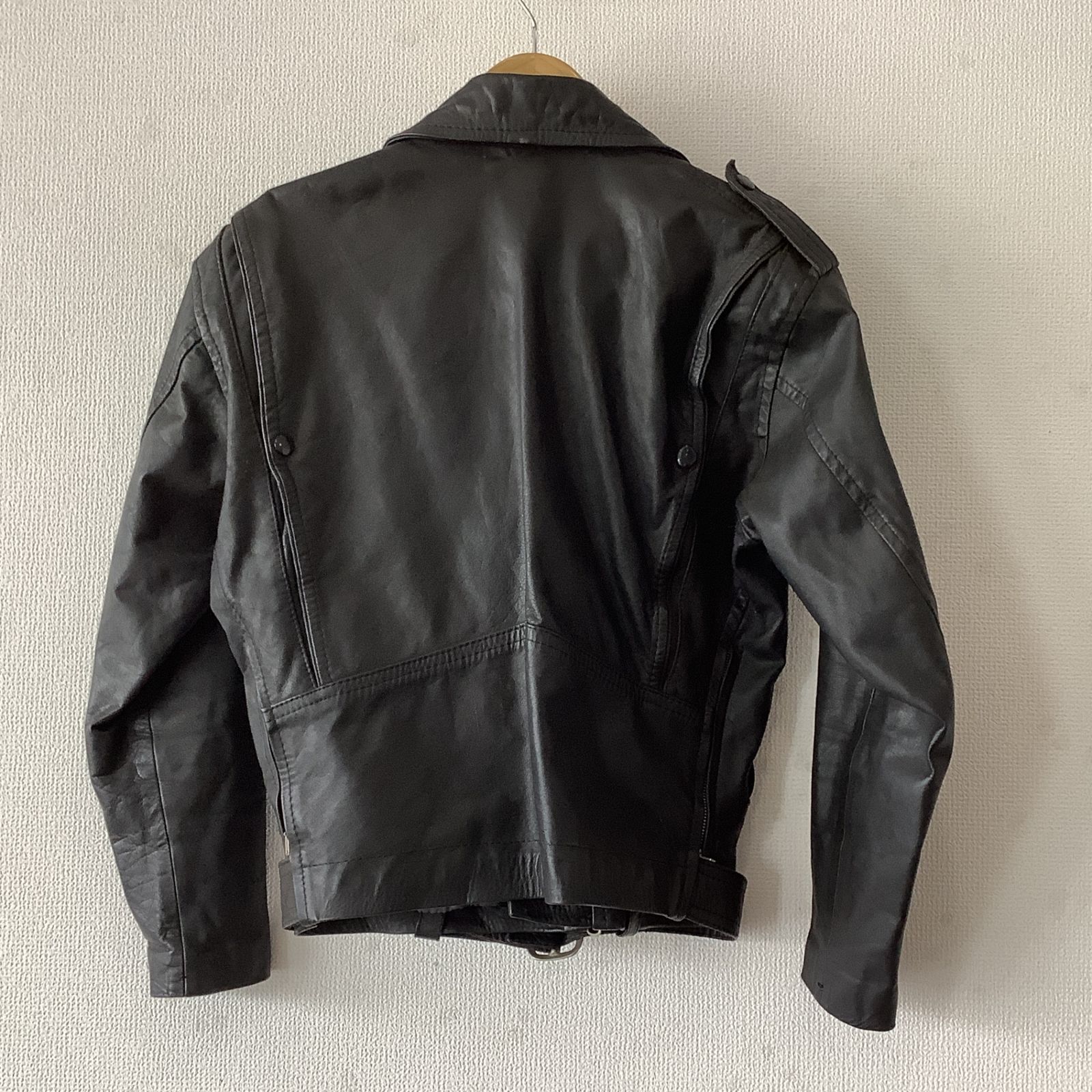 4223 TAKADA タカダ ダブルライダースジャケット レザー ブラック L