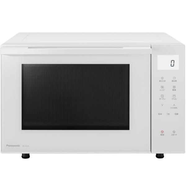 【中古】パナソニック オーブンレンジ 23L コンパクトモデル フラットテーブル 蒸気センサー ホワイト NE-FS3A-W