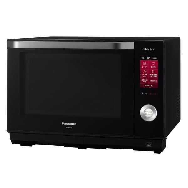 【中古】パナソニック スチームオーブンレンジ ビストロ 26L ヘルツフリー ブラック NE-BS655-K